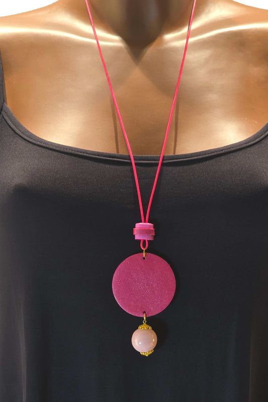Collana Fuchsia JewelCollana Fuchsia JewelHAND MADE 25